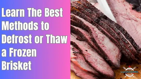 how to thaw or defrost brisket